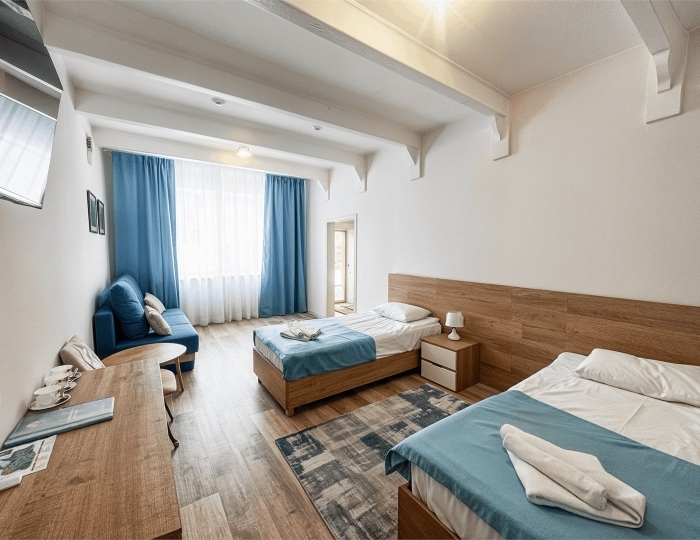 Номер 1 категории двухместный "Твин" (однокомнатный) - ЛОК «Долина Алтая»