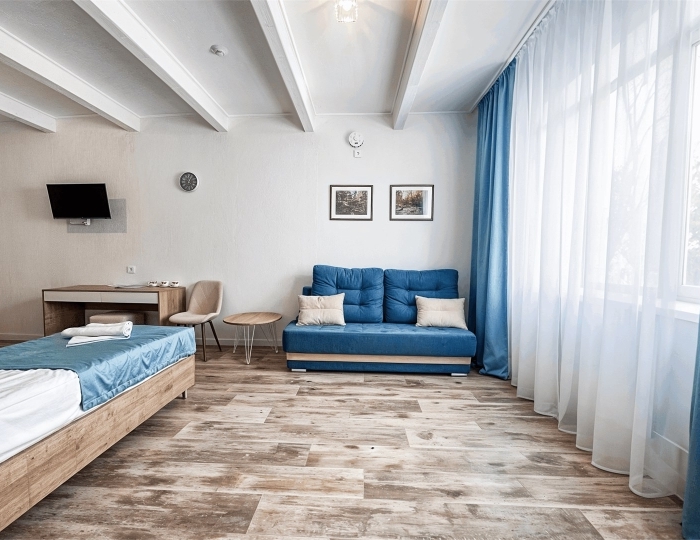 Номер 1 категории двухместный "Твин" (однокомнатный) - ЛОК «Долина Алтая»