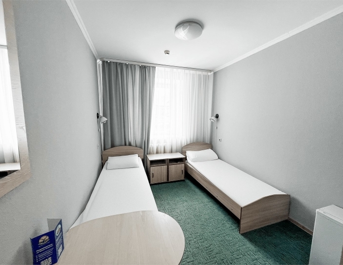 Номер 1 категории двухместный "Твин" Спорткорпус (однокомнатный) - ЛОК «Долина Алтая»